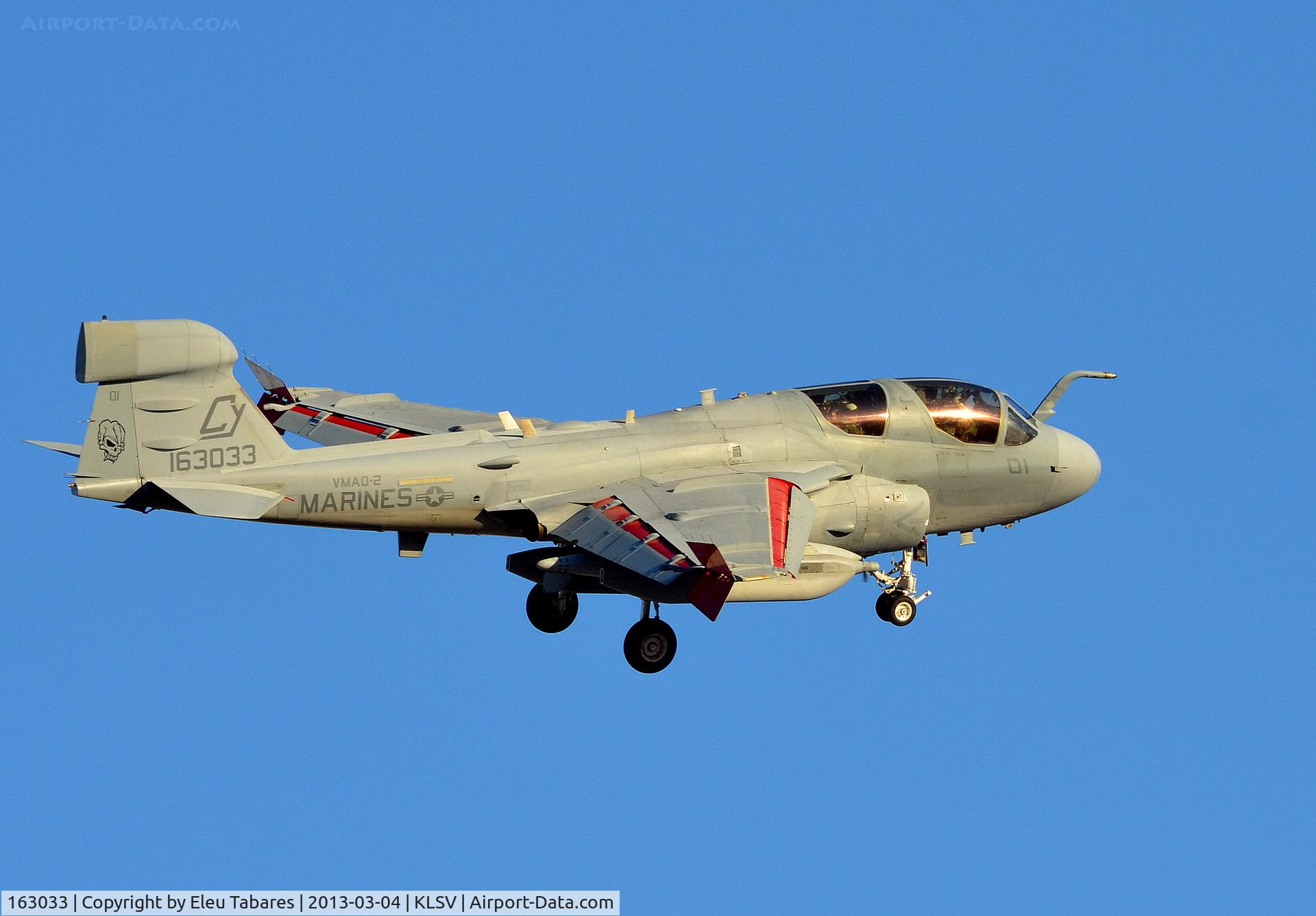 163033, Grumman EA-6B-115-GR Prowler C/N P-126, Taken during Red Flag Exercise at Nellis Air Force Base, Nevada.