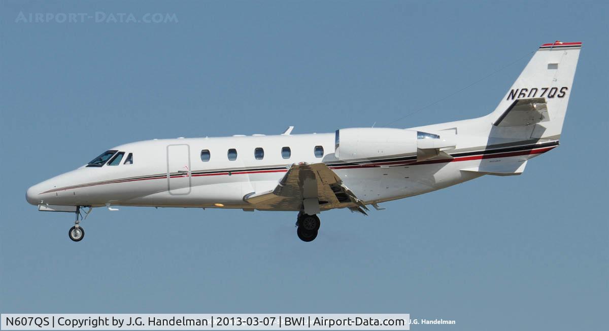 N607QS, 2003 Cessna 560XL C/N 560-5340, At BWI.