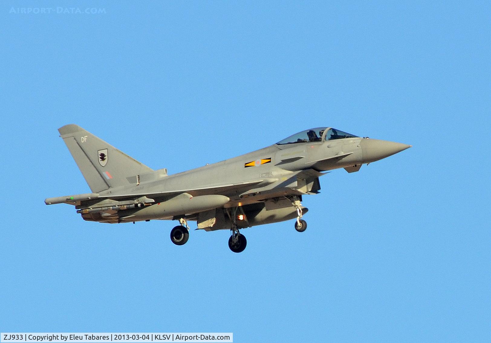 ZJ933, 2006 Eurofighter EF-2000 Typhoon FGR4 C/N 0108/BS024, TAken during Red Flag Exercise at Nellis Air Force Base, Nevada.