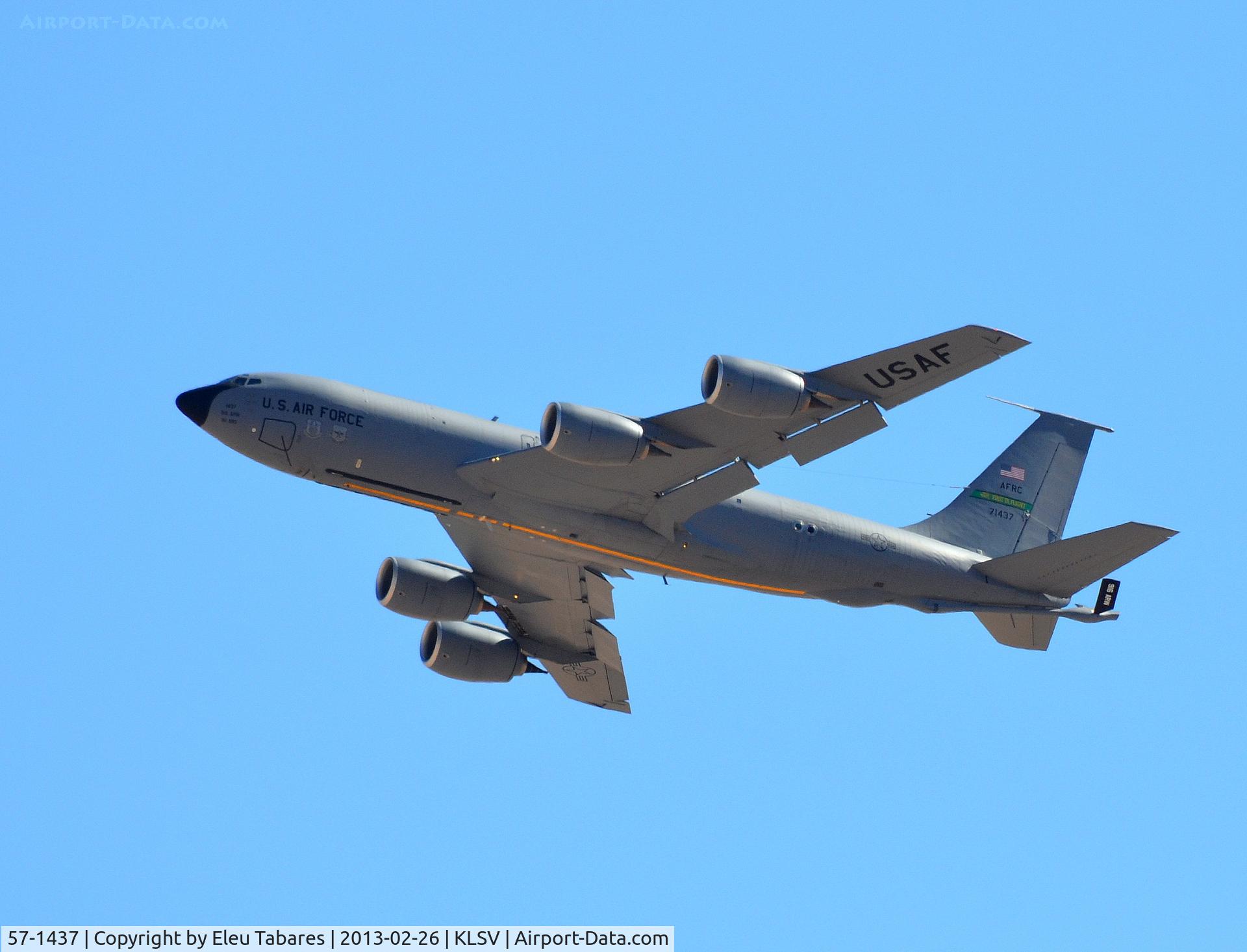 57-1437, 1957 Boeing KC-135R Stratotanker C/N 17508, Taken during Red Flag Exercise at Nellis Air Force Base, Nevada.