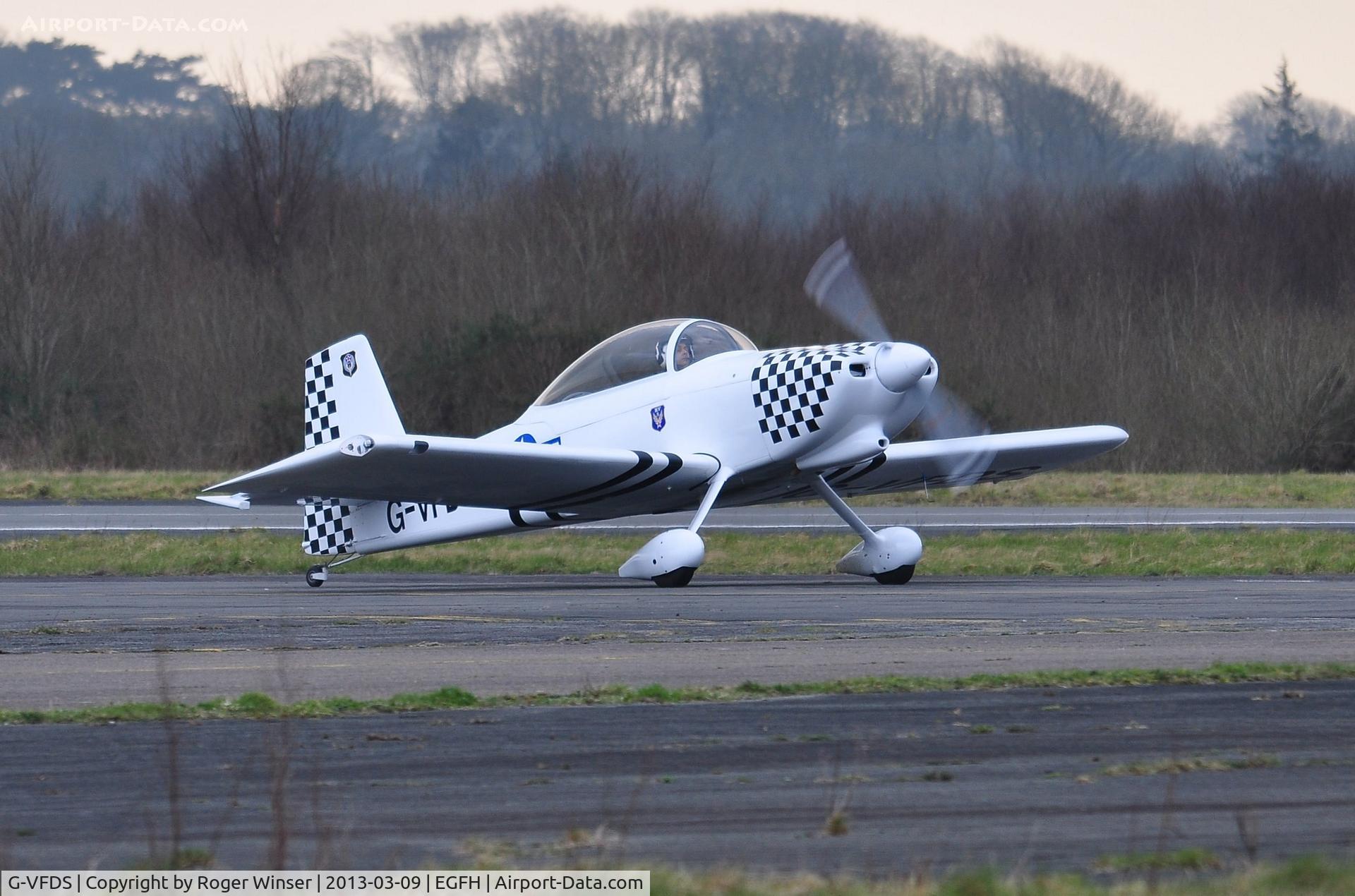 G-VFDS, 2012 Vans RV-8 C/N PFA 303-14637, Resident Vans RV-8 returning to base.