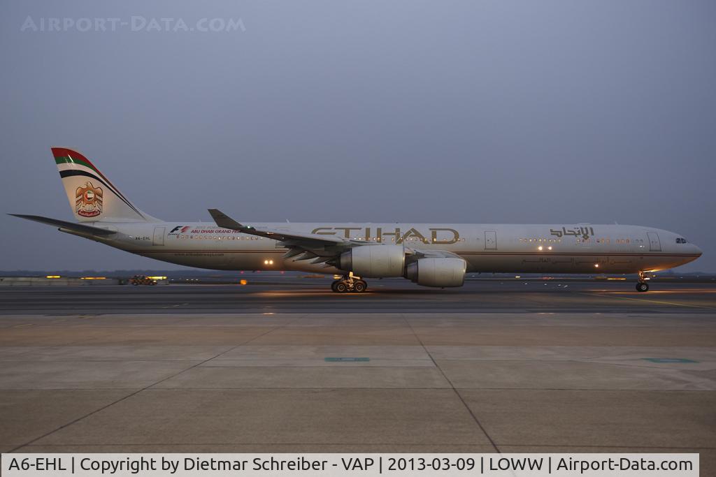 A6-EHL, 2009 Airbus A340-642X C/N 1040, Etihad Airbus A340-600