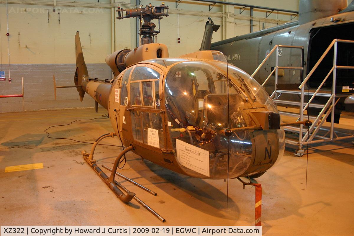 XZ322, 1977 Westland SA-341B Gazelle AH1 C/N 1630, Unusual sand camouflage. Coded N/1 SoTT.