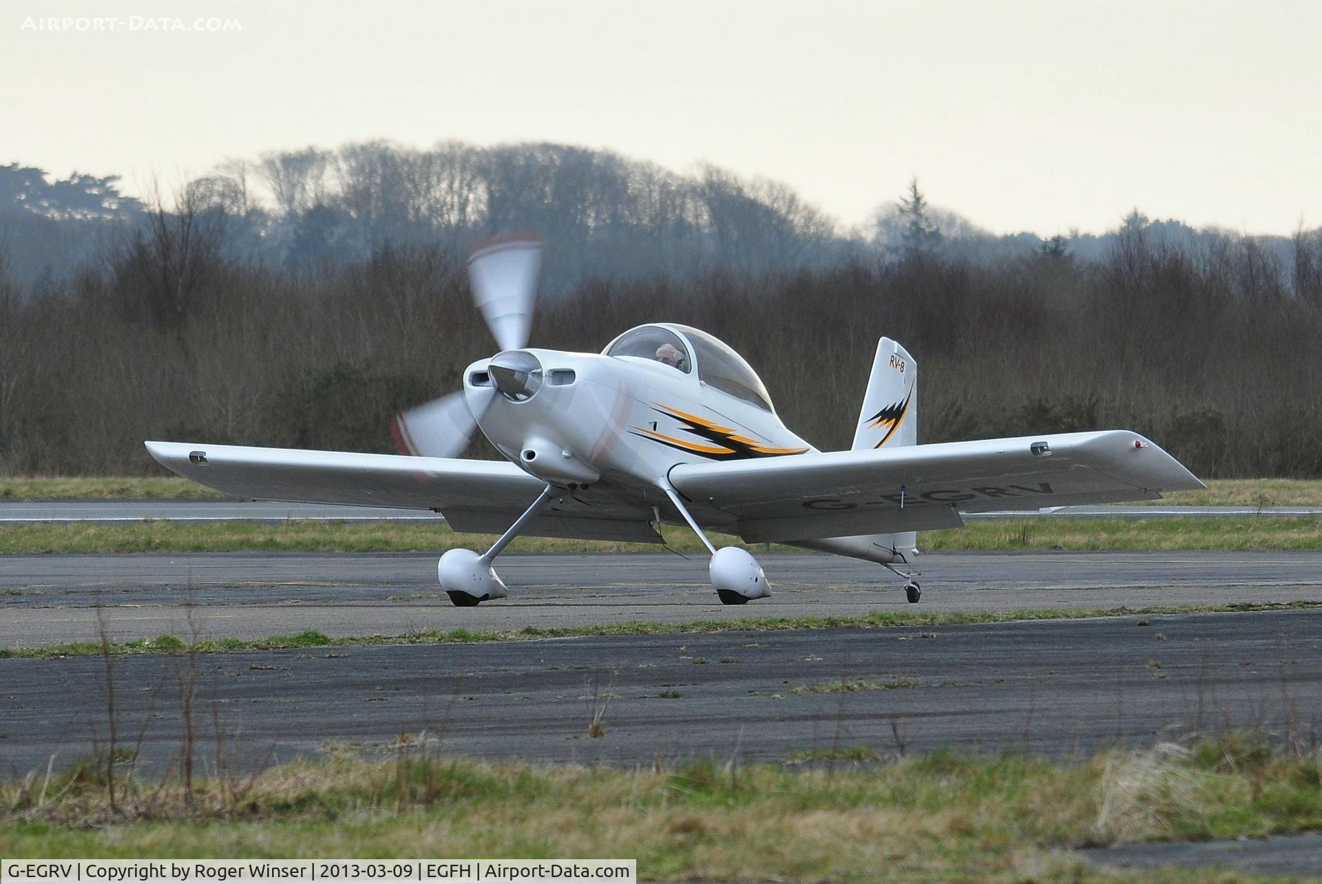 G-EGRV, 2007 Vans RV-8 C/N PFA 303-13639, Resident Vans RV-8.
