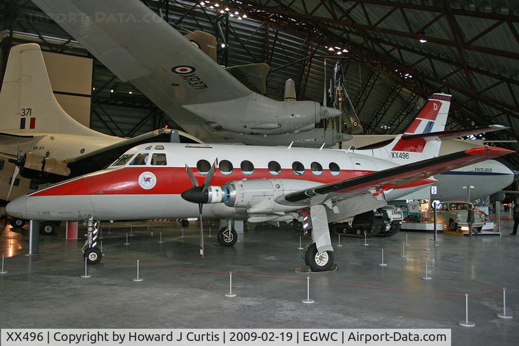 XX496, 1975 Scottish Aviation HP-137 Jetstream T.1 C/N 276, Preserved in the RAF Museum.