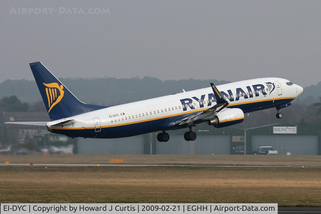 EI-DYC, 2008 Boeing 737-8AS C/N 36567, Ryanair