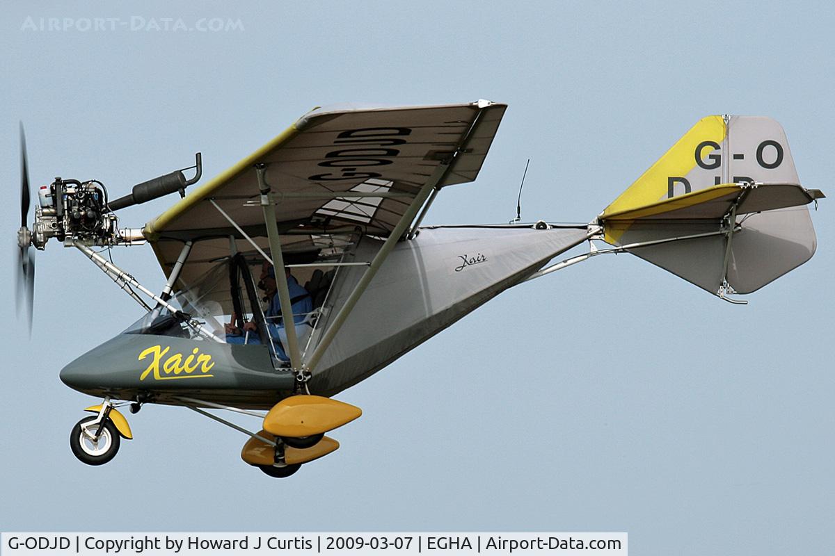 G-ODJD, 2002 Davis Dj X'AIR 582(7) C/N BMAA/HB/151, Privately owned.