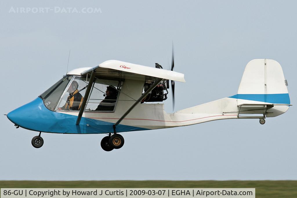 86-GU, 1995 Quad City Challenger II C/N PFA 177A-12658, Privately owned. G-MYRJ.