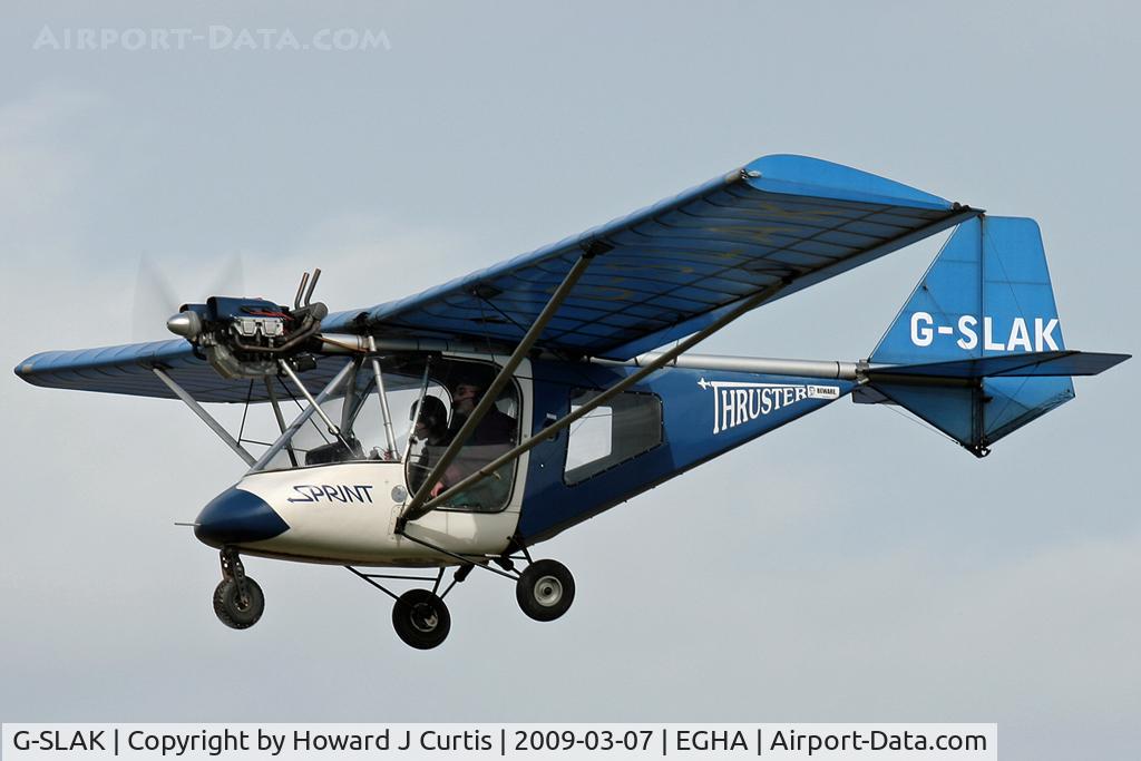 G-SLAK, 2002 Thruster T600N 450 C/N 0122-T600N-075, Privately owned.