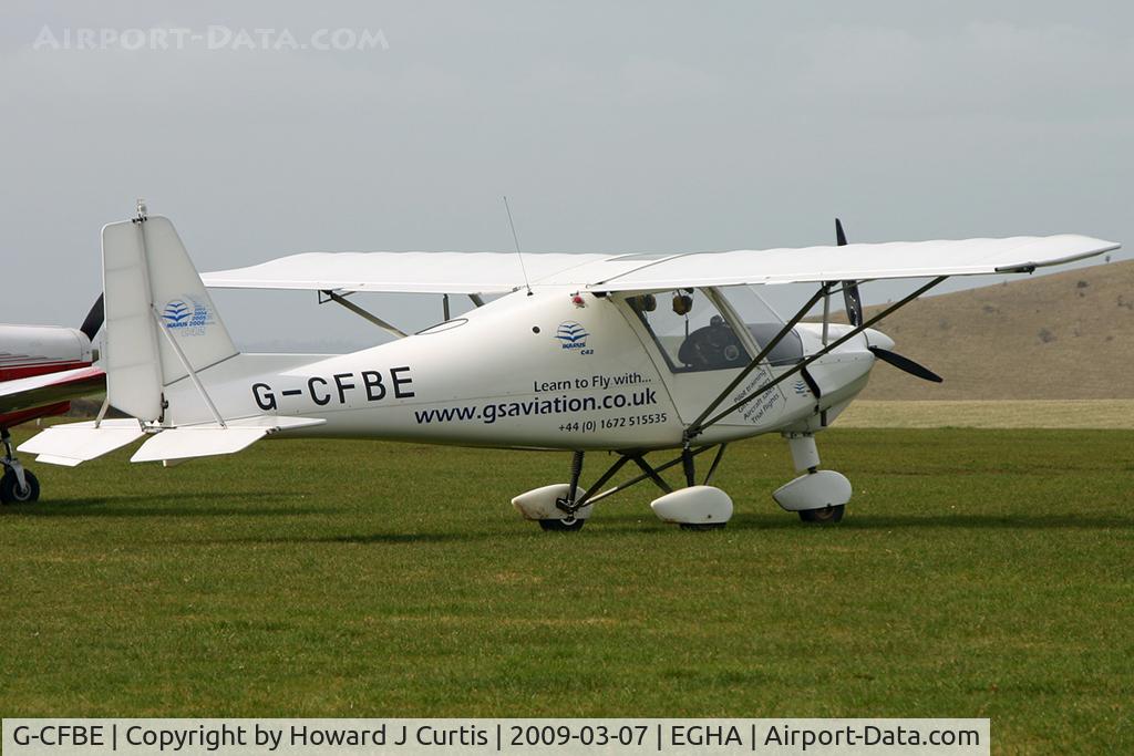 G-CFBE, 2008 Comco Ikarus C42 FB80 C/N 0804-6958, Privately owned.