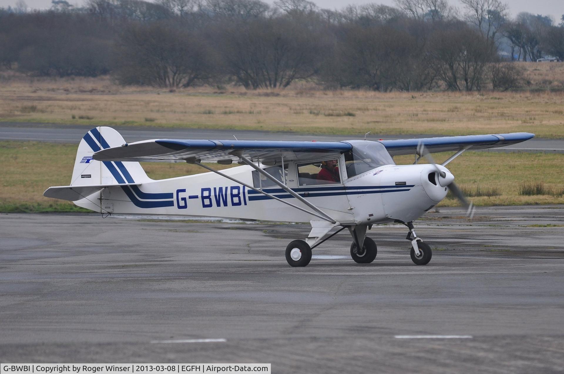 G-BWBI, 1991 Taylorcraft F22A C/N 2207, Resident Taylorcraft F22A. The only example on the UK register. Previously registered N22UK.