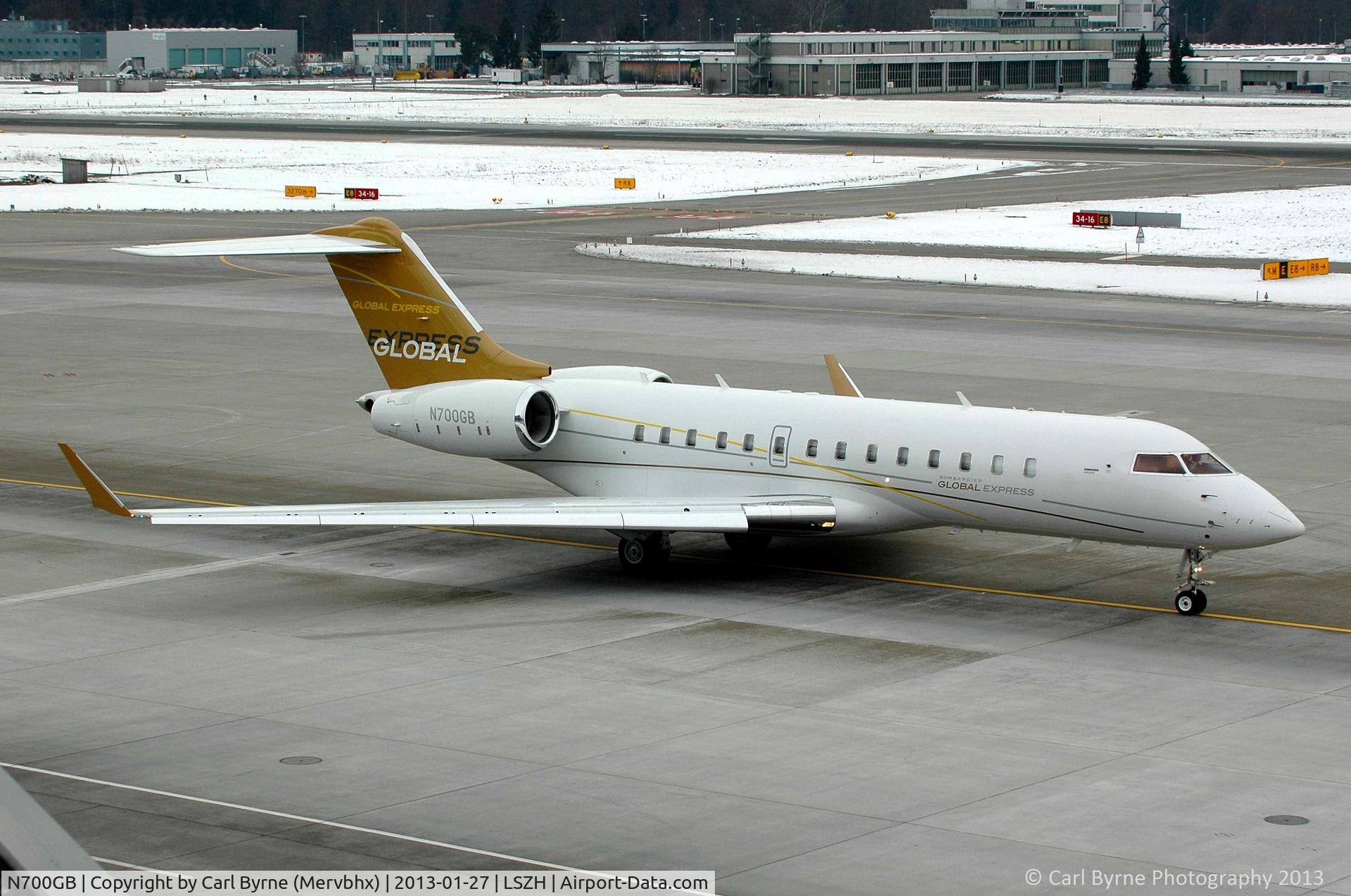 N700GB, 2003 Bombardier BD-700-1A10 Global Express C/N 9124, Taken from the Spectator Terrace.