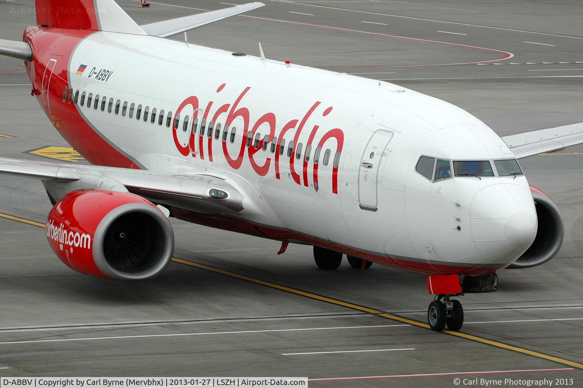D-ABBV, 2001 Boeing 737-7Q8 C/N 30629, Taken from the Spectator Terrace.