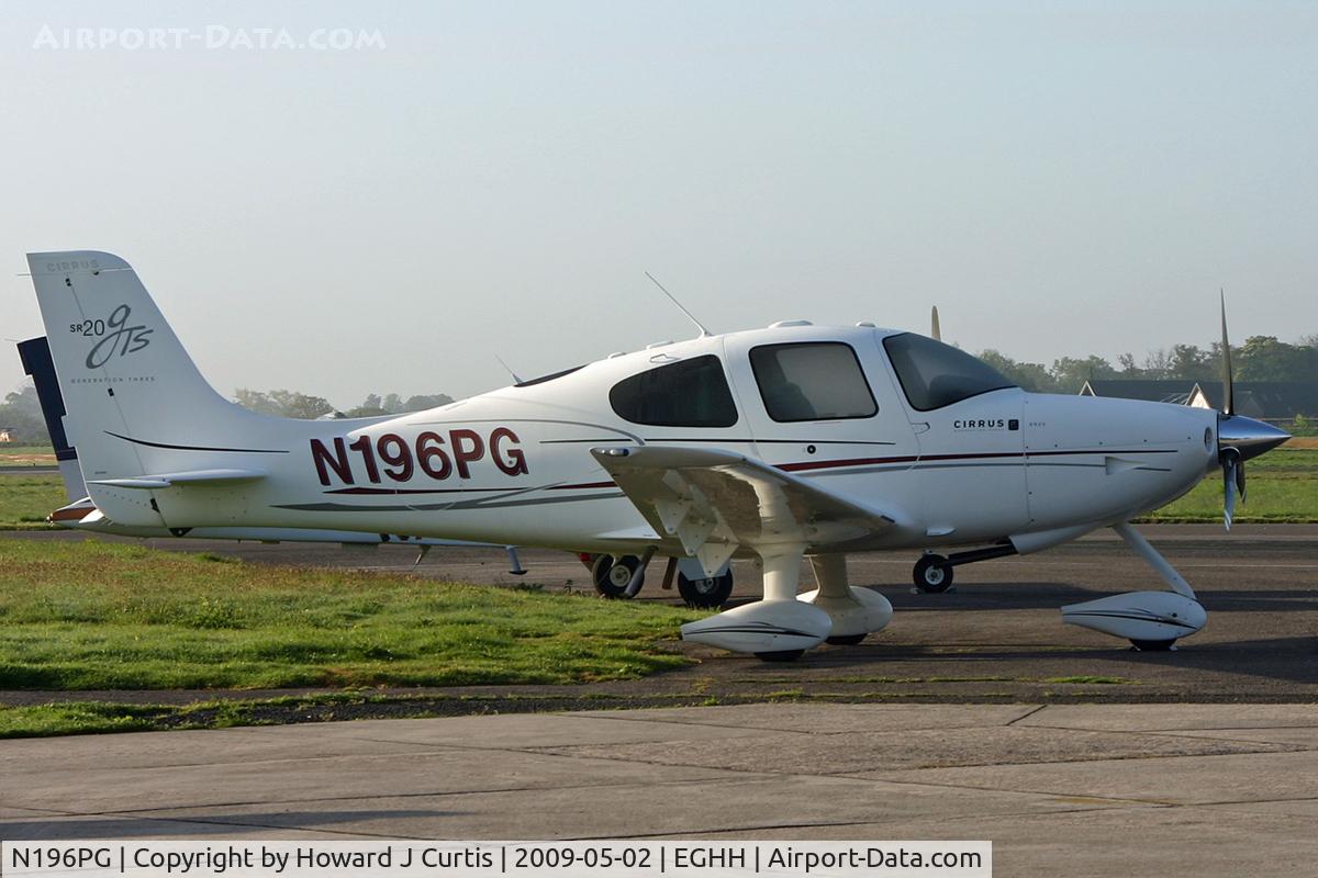 N196PG, 2008 Cirrus SR20 C/N 1968, Privately owned.