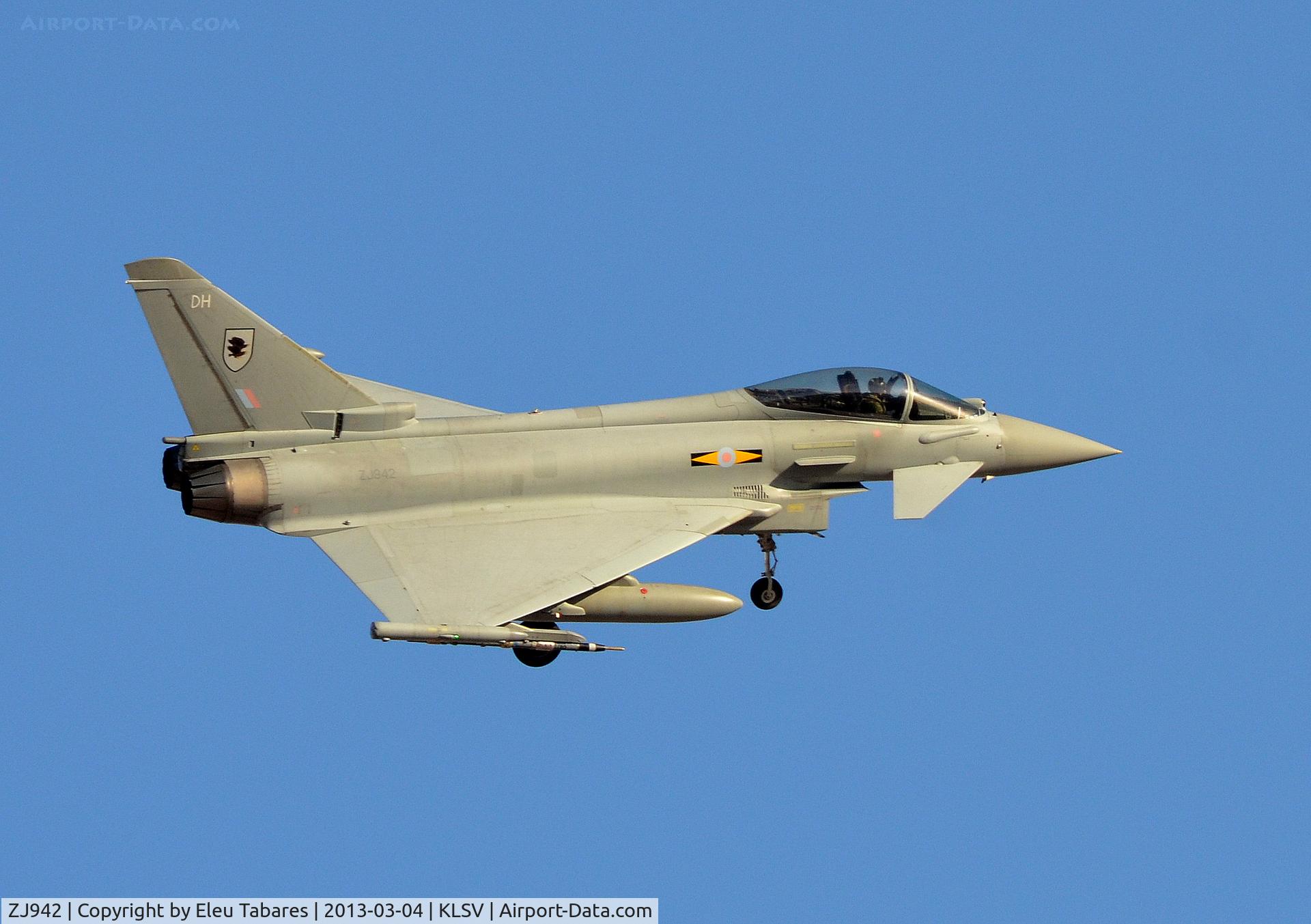 ZJ942, 2007 Eurofighter EF-2000 Typhoon FGR4 C/N 0137/BS035, TAken during Red Flag Exercise at Nellis Air Force Base, Nevada.