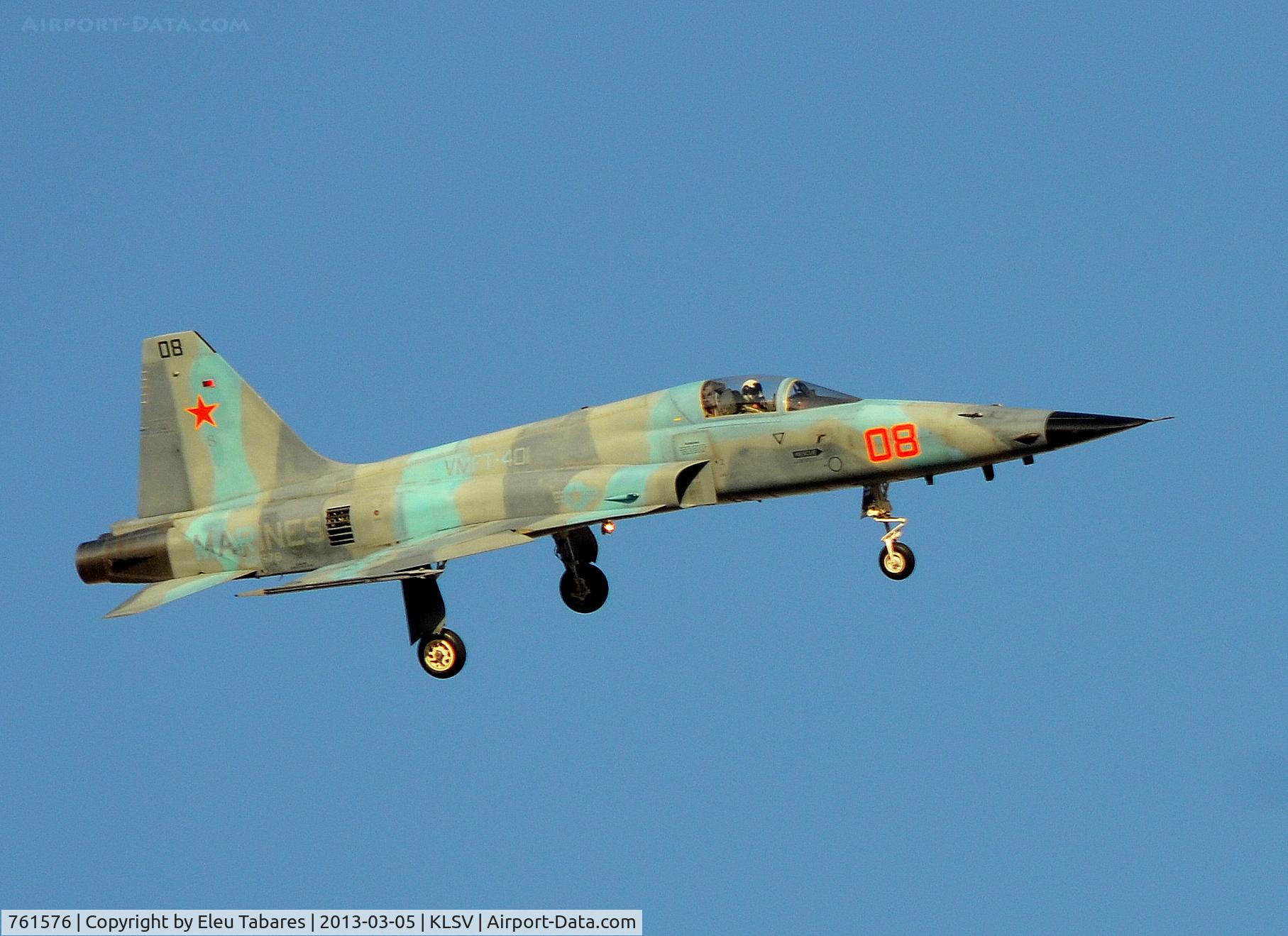 761576, Northrop F-5N Tiger II C/N L.1051, Taken during Red Flag Exercise at Nellis Air Force Base, Nevada.