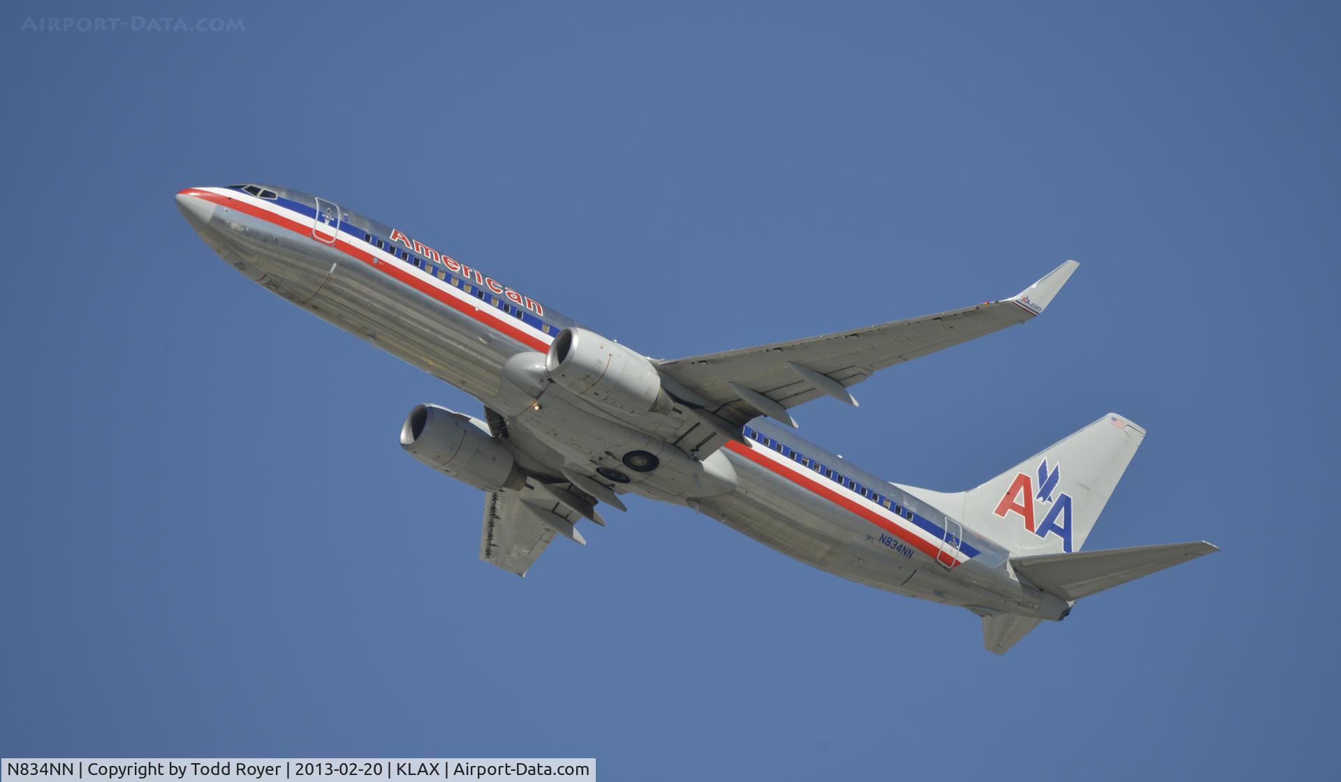 N834NN, 2010 Boeing 737-823 C/N 29576, Departing LAX