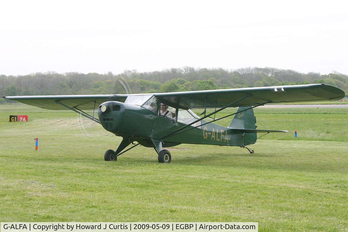 G-ALFA, 1944 Taylorcraft J Auster 5 C/N 1236, At the Great Vintage Flying Weekend. Privately owned.