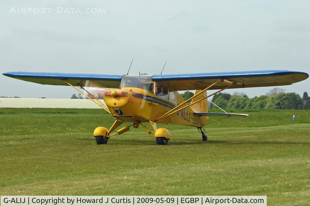 G-ALIJ, 1949 Piper PA-17 Vagabond C/N 17-166, At the Great Vintage Flying Weekend. Privately owned.