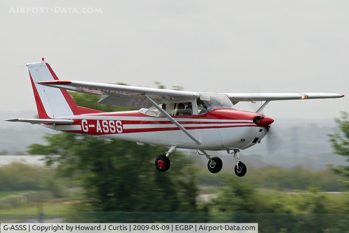 G-ASSS, 1964 Cessna 172E C/N 172-51467, At the Great Vintage Flying Weekend. Privately owned. Flown by my good friend Peter.