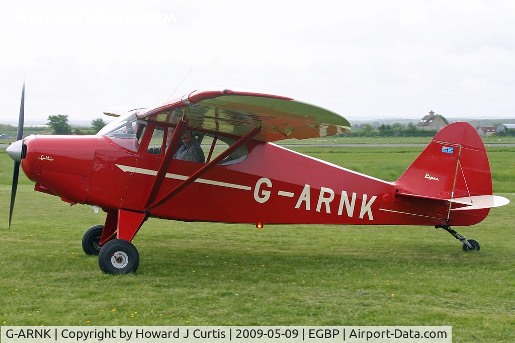 G-ARNK, 1961 Piper PA-22-108 Colt Colt C/N 22-8622, At the Great Vintage Flying Weekend. Privately owned.