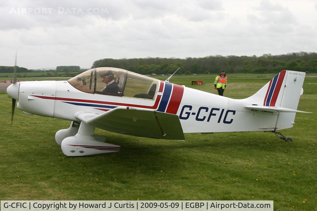 G-CFIC, 1963 CEA Jodel DR-1050/M-1 Record Sicile C/N 432, At the Great Vintage Flying Weekend. Privately owned.