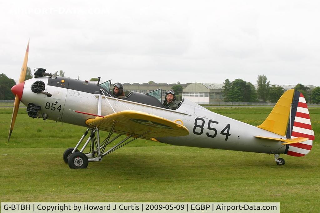 G-BTBH, 1942 Ryan PT-22 Recruit (ST3KR) C/N 2063, At the Great Vintage Flying Weekend. Privately owned. Marked as 854 (ex 41-20854).
