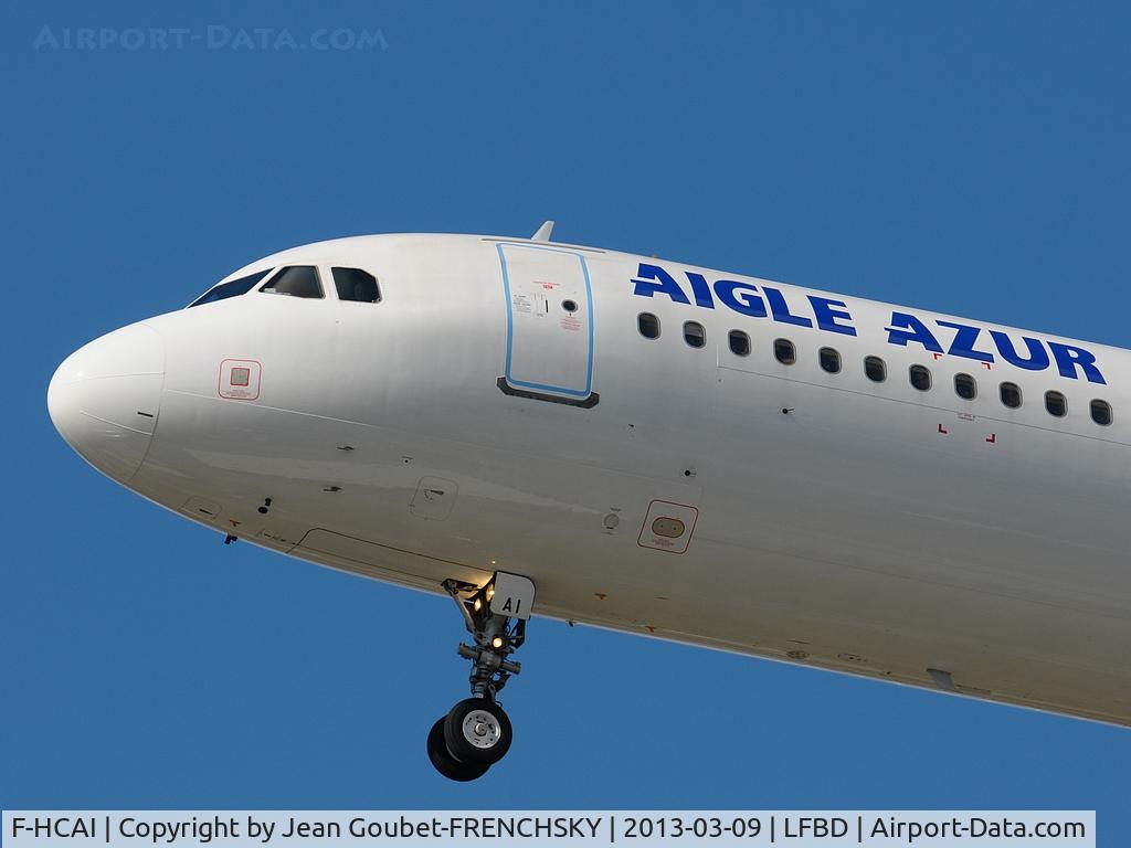 F-HCAI, 2001 Airbus A321-211 C/N 1451, Aigle Azur landing 23 from Alger