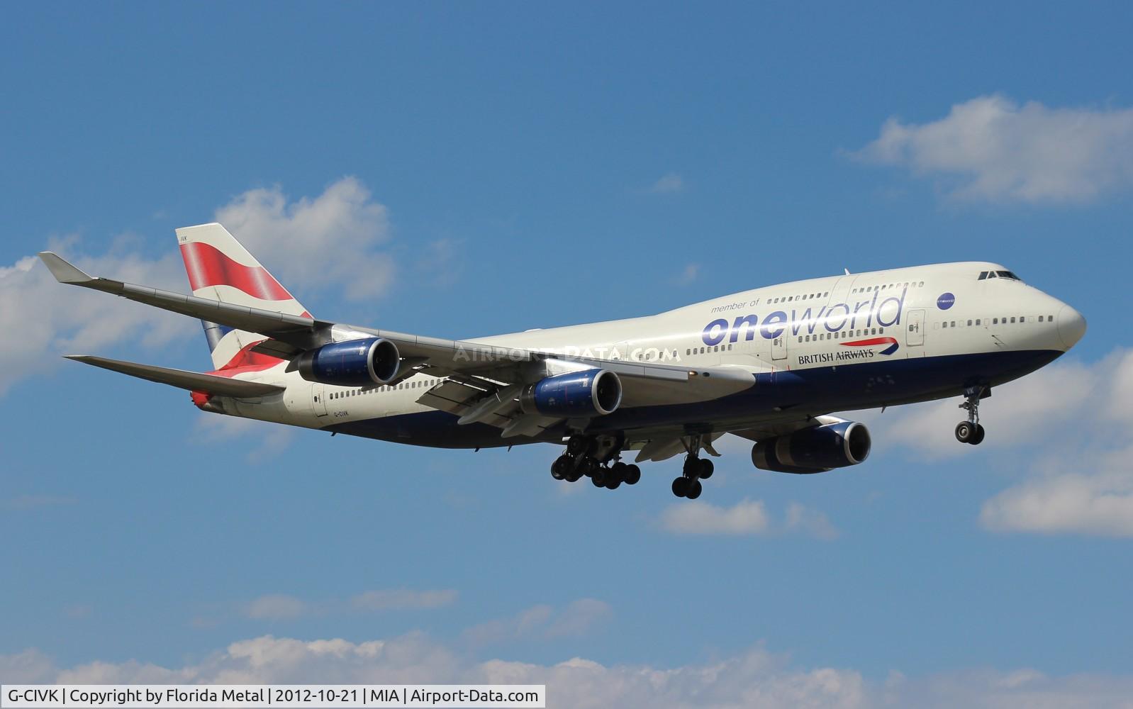 G-CIVK, 1997 Boeing 747-436 C/N 25818, British Airways One World 747-400
