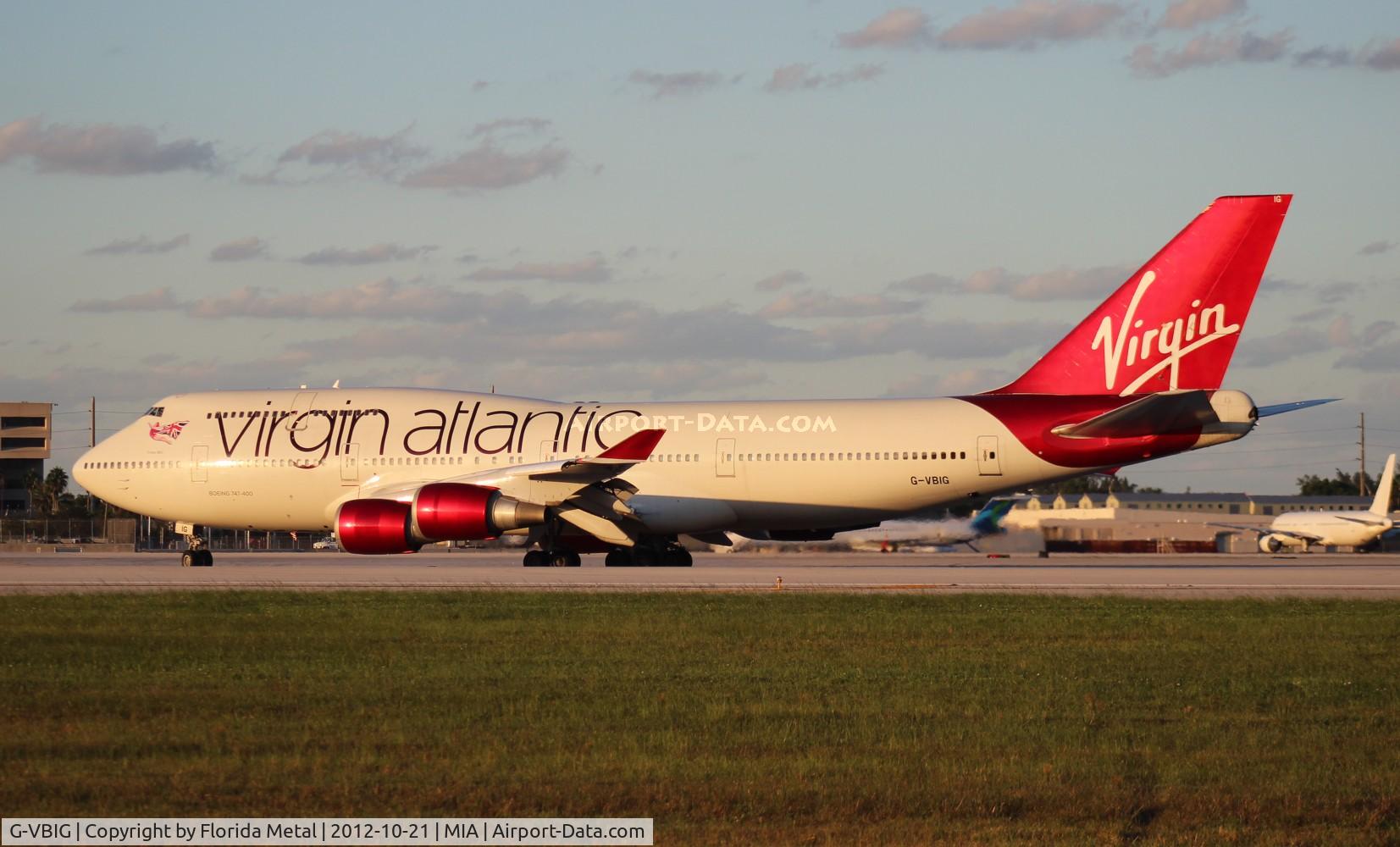 G-VBIG, 1996 Boeing 747-4Q8 C/N 26255, Virgin Atlantic (Tinker Belle) 747-400