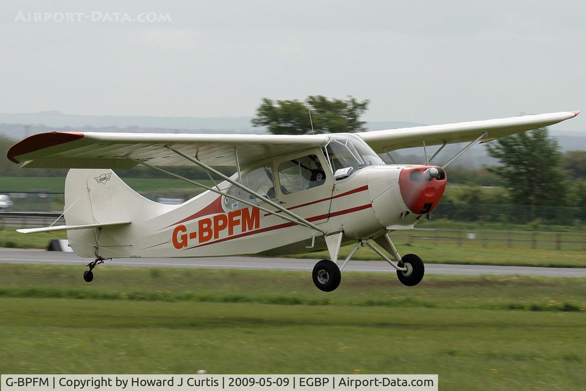 G-BPFM, 1946 Aeronca 7AC Champion C/N 7AC-4751, At the Great Vintage Flying Weekend. Privately owned.