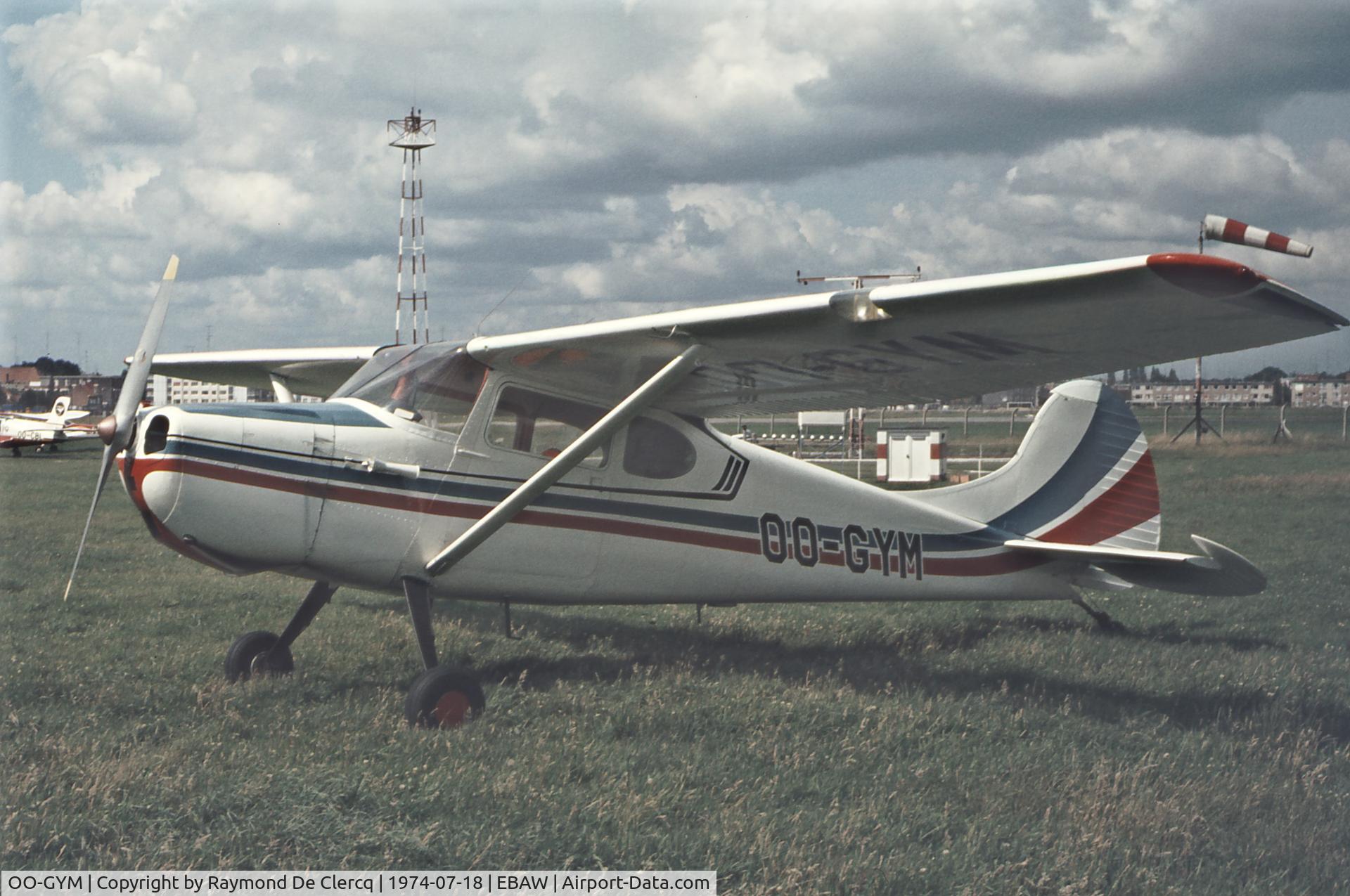OO-GYM, 1952 Cessna 170B C/N 25509, 1952 Cessna 170B