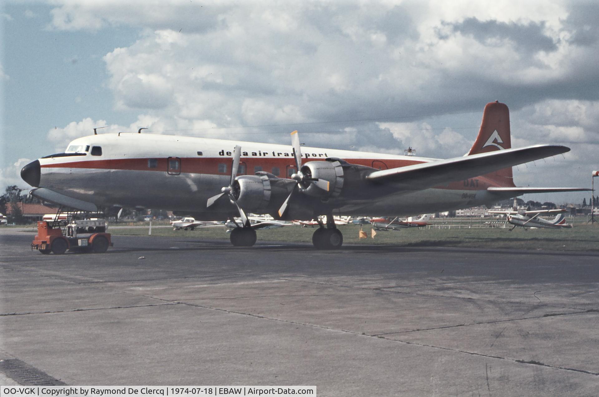 OO-VGK, 1958 Douglas DC-6B C/N 45506, 1958 Douglas DC-6B