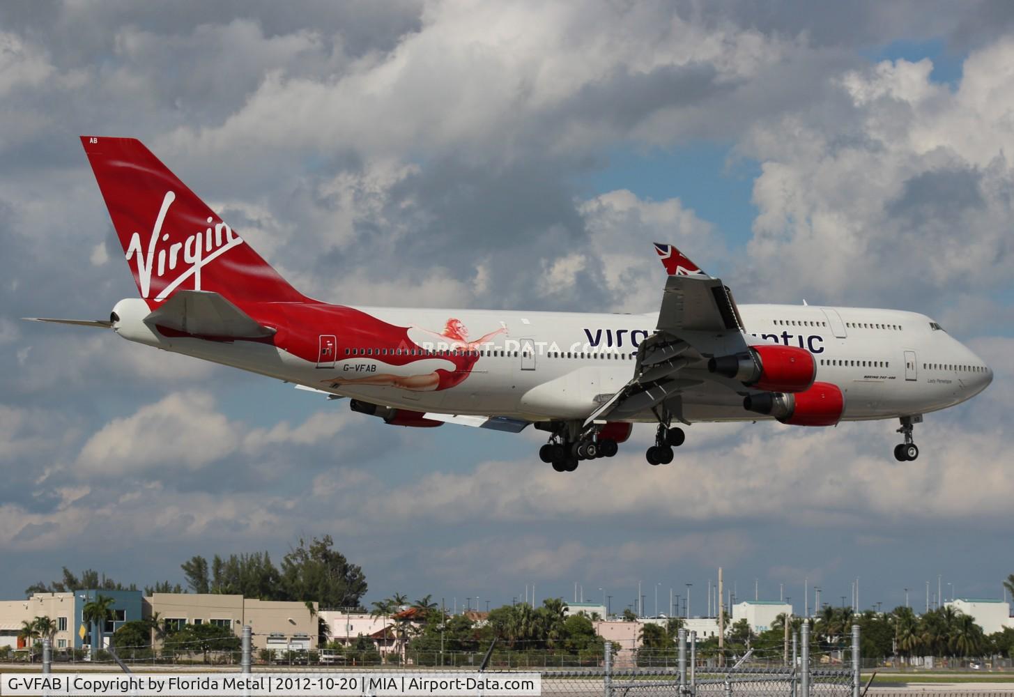 G-VFAB, 1994 Boeing 747-4Q8 C/N 24958, Lady Penelope Virgin Atlantic 747