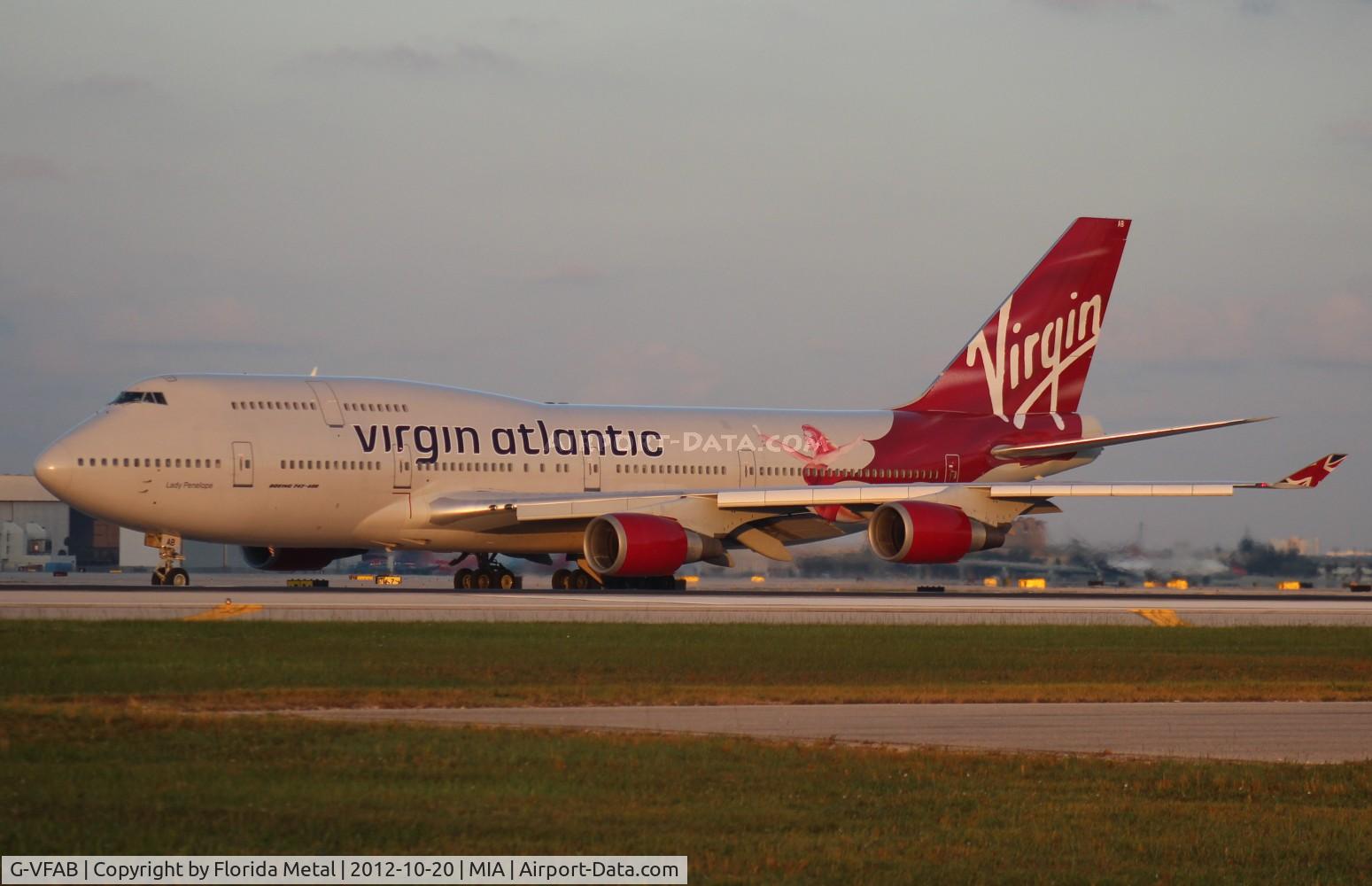 G-VFAB, 1994 Boeing 747-4Q8 C/N 24958, Virgin Atlantic Lady Penelope 747