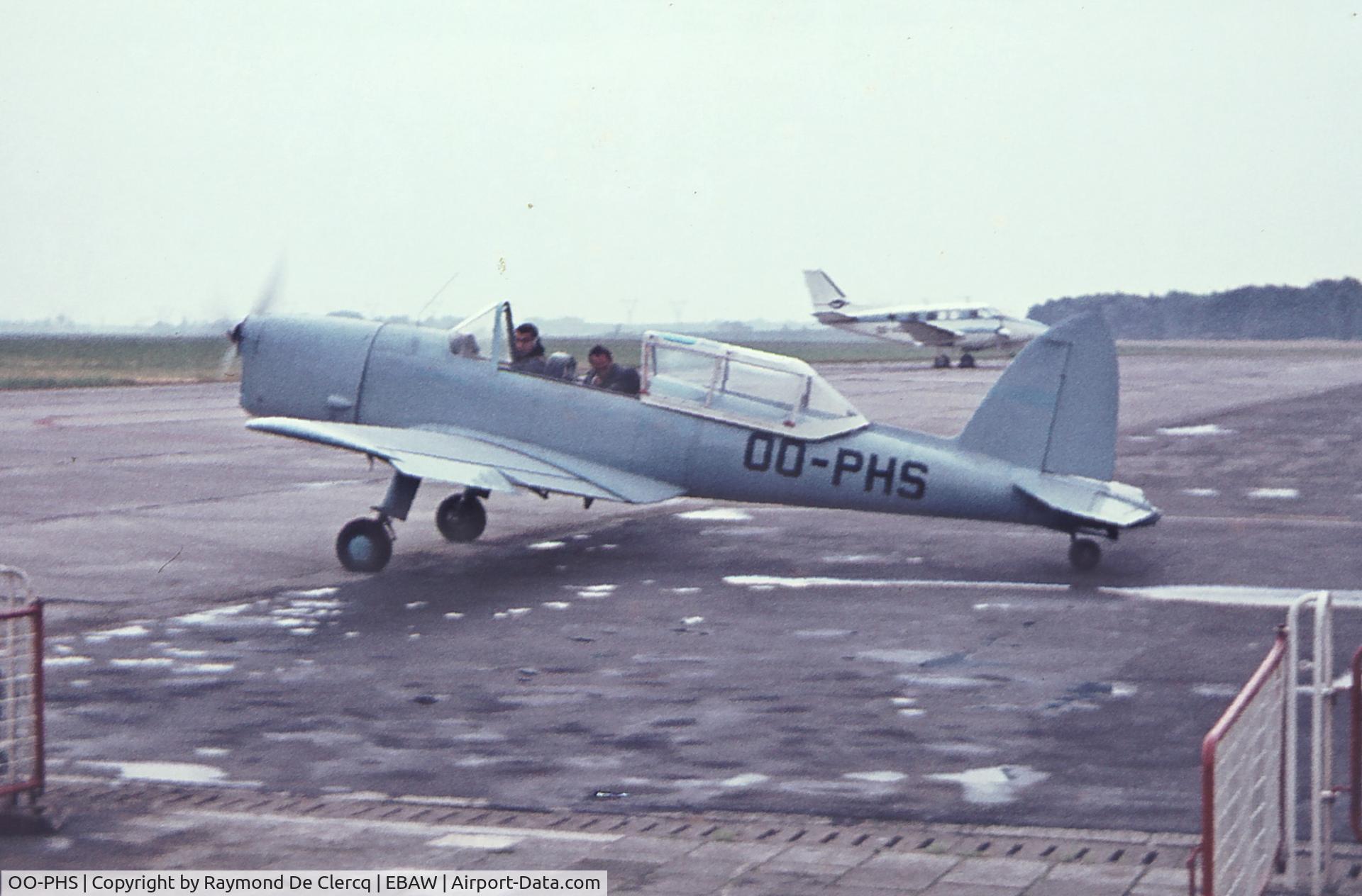 OO-PHS, De Havilland Canada DHC-1 Chipmunk T.10 C/N CCF.19, De Havilland Canada DHC-1 Chipmunk T.10