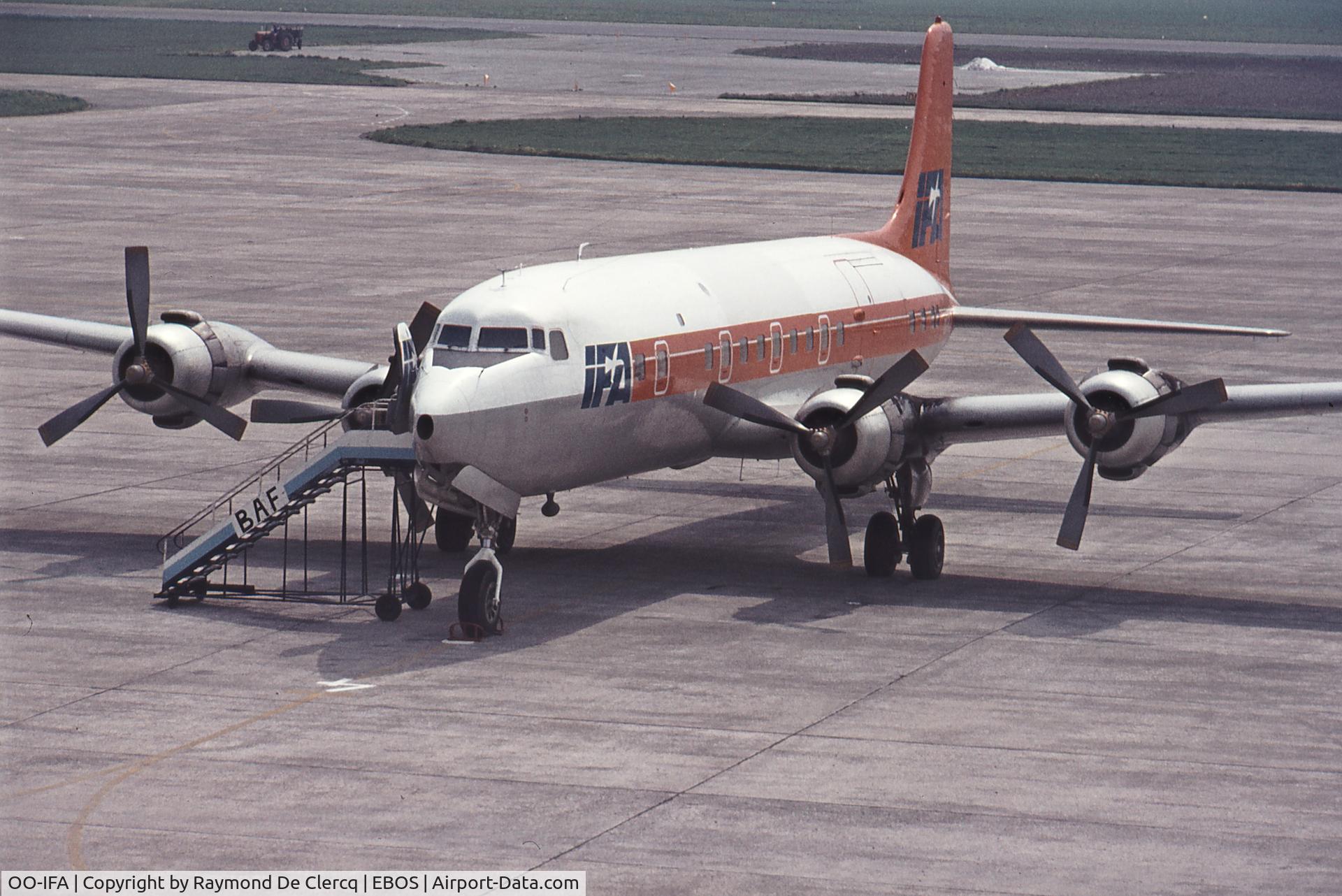 OO-IFA, 1952 Douglas DC-6B C/N 43740, Douglas DC-6B