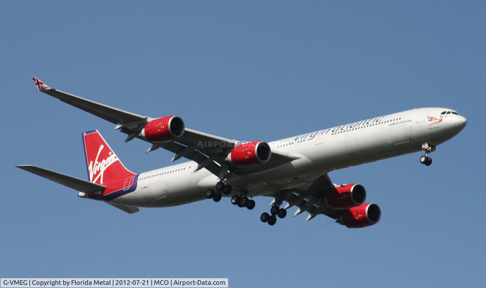 G-VMEG, 2002 Airbus A340-642 C/N 391, Mystic Maiden Virgin Atlantic A340-600