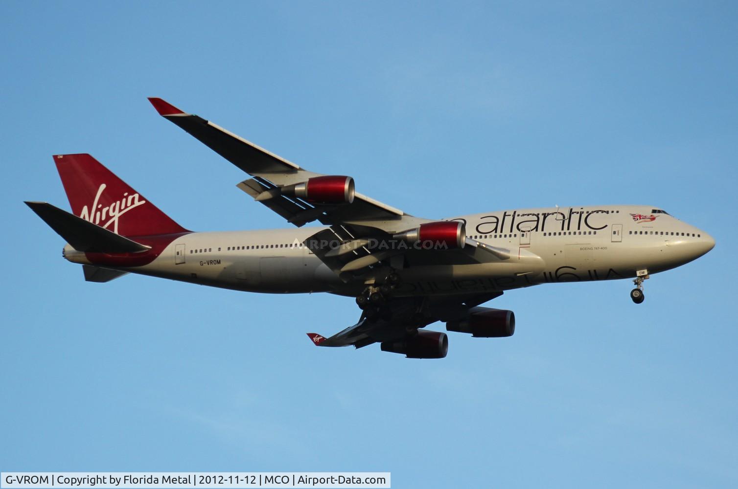 G-VROM, 2001 Boeing 747-443 C/N 32339, Virgin Atlantic 