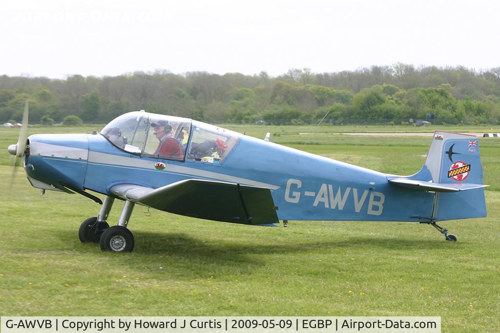 G-AWVB, 1957 SAN Jodel D-117 C/N 604, At the Great Vintage Flying Weekend. Privately owned.