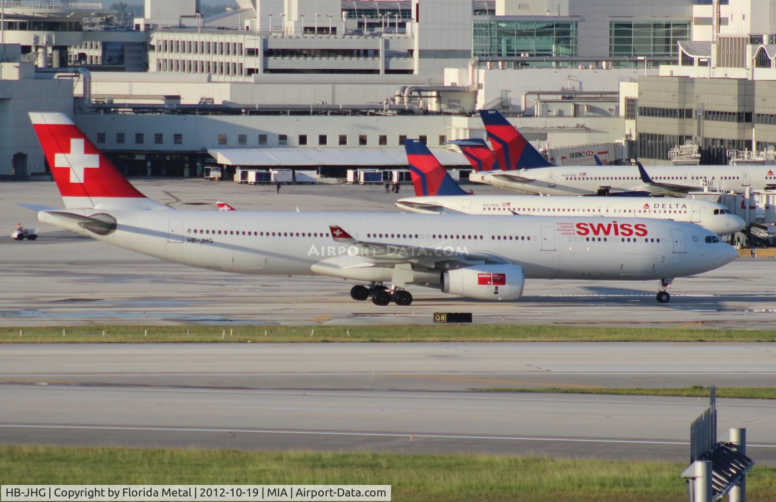 HB-JHG, 2010 Airbus A330-343X C/N 1101, Swiss A330
