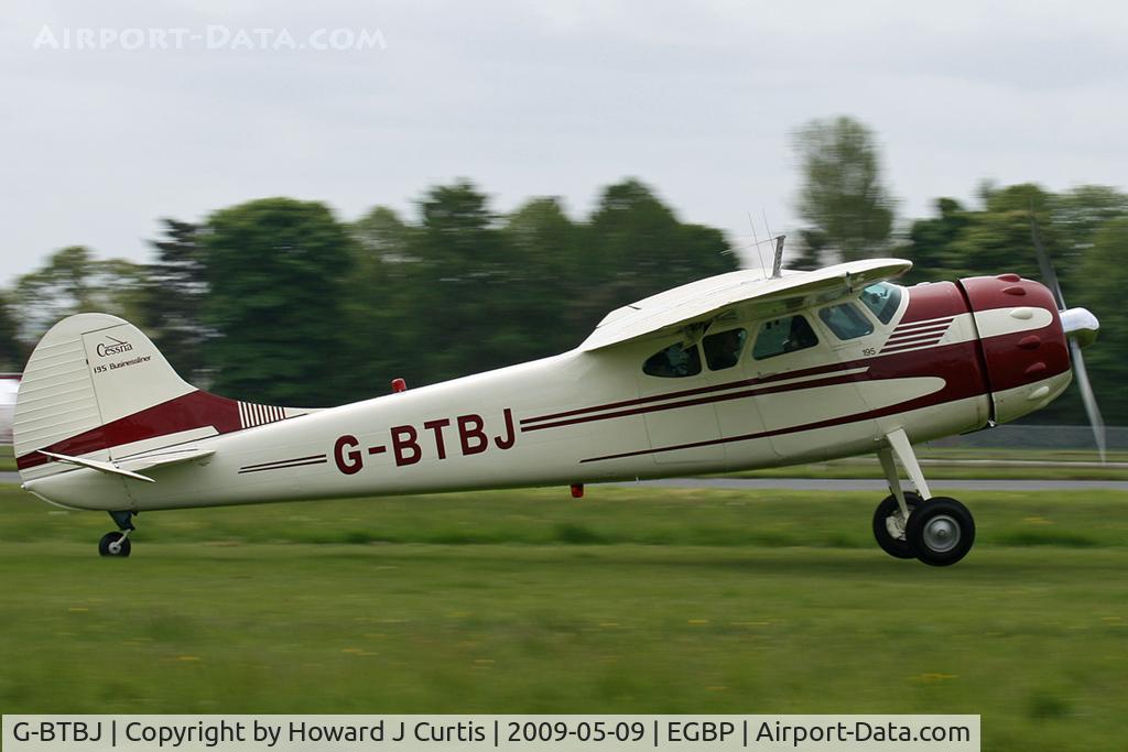 G-BTBJ, 1952 Cessna 190B C/N 16046, At the Great Vintage Flying Weekend. Privately owned.