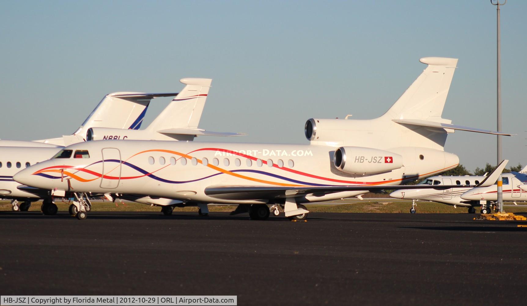 HB-JSZ, 2007 Dassault Falcon 7X C/N 004, Falcon 7X in for NBAA