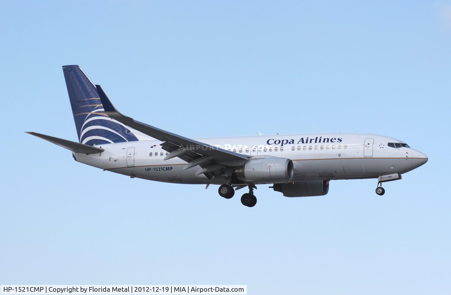 HP-1521CMP, 2003 Boeing 737-7V3 C/N 33708, Copa 737-700