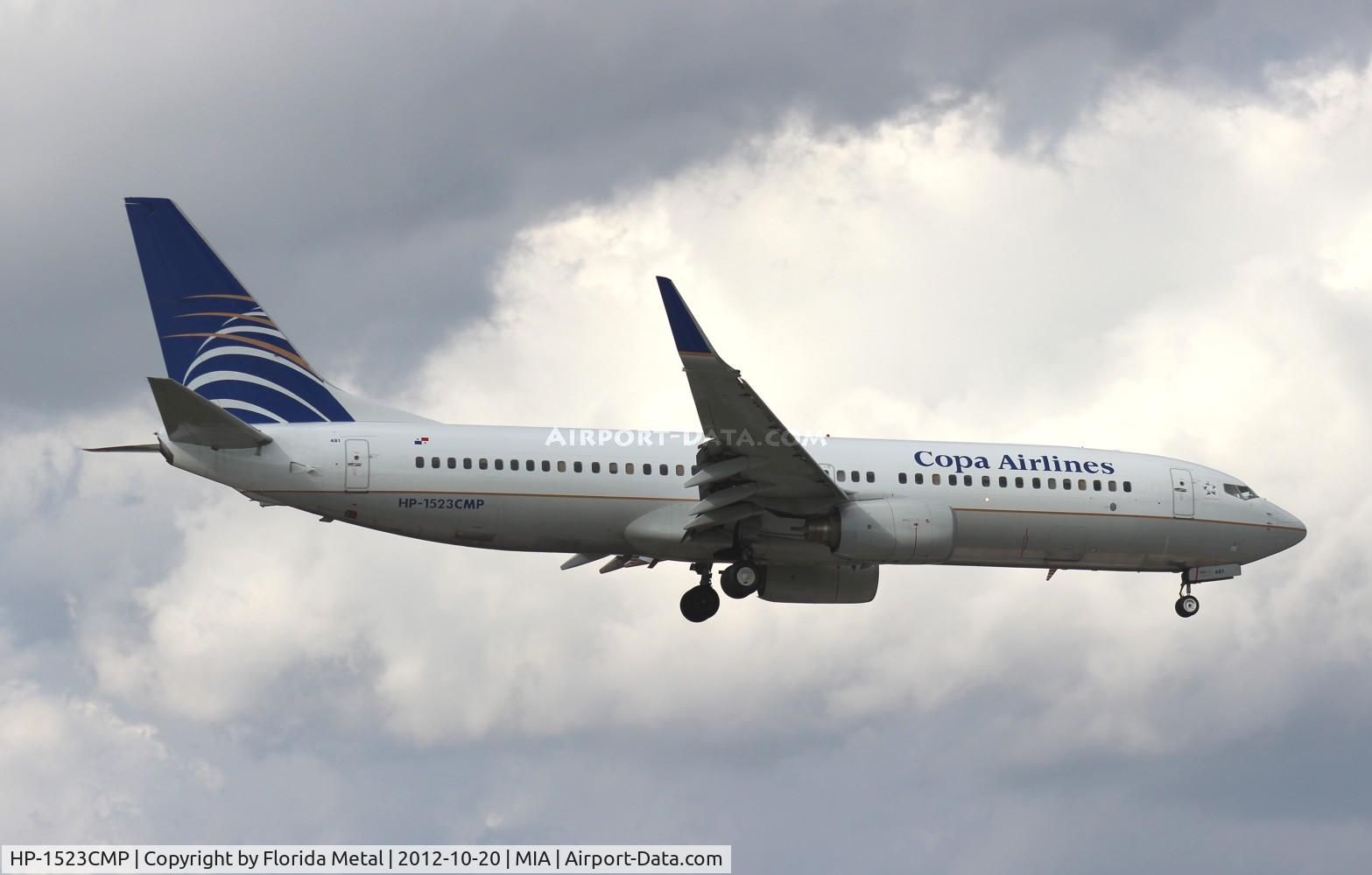 HP-1523CMP, 2008 Boeing 737-8Q8 C/N 35274, Copa 737-800