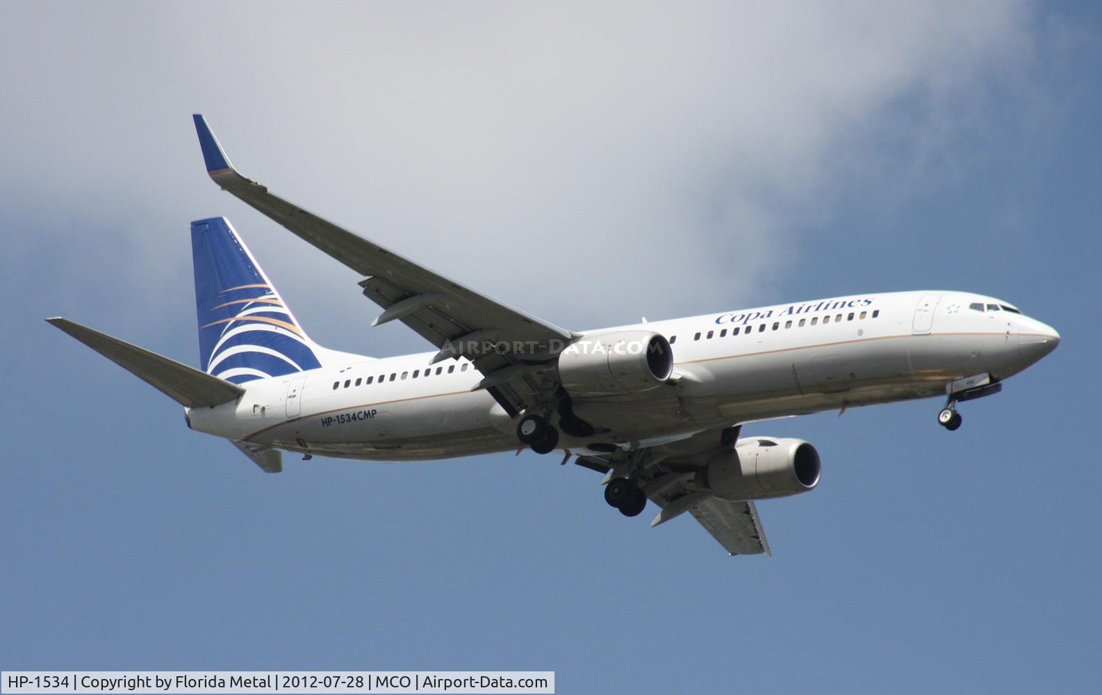 HP-1534, 2001 Boeing 737-86N C/N 28645, Copa 737-800