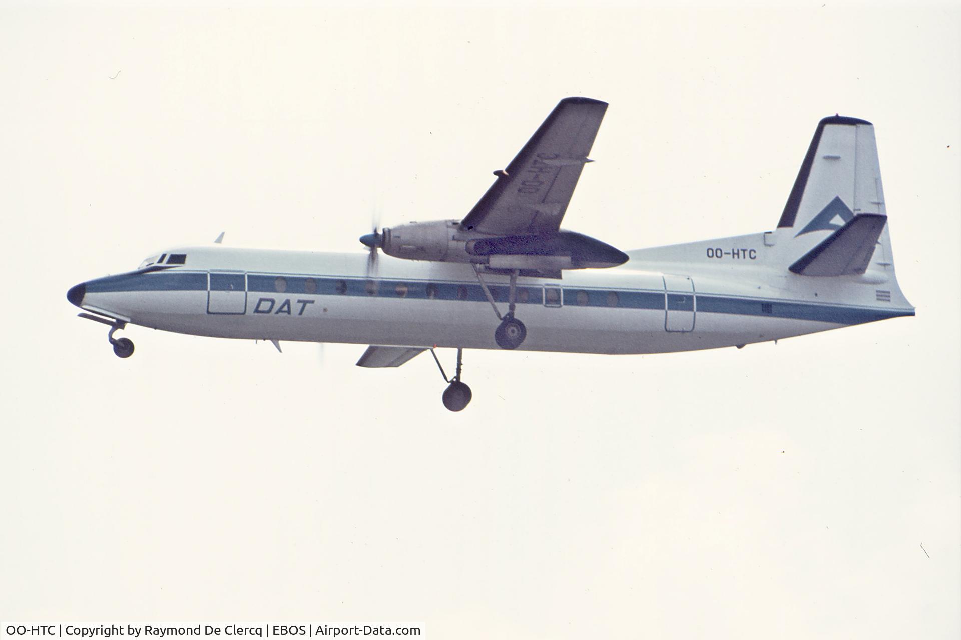 OO-HTC, 1967 Fairchild Hiller FH-227B C/N 559, 1967 Fairchild FH-227B