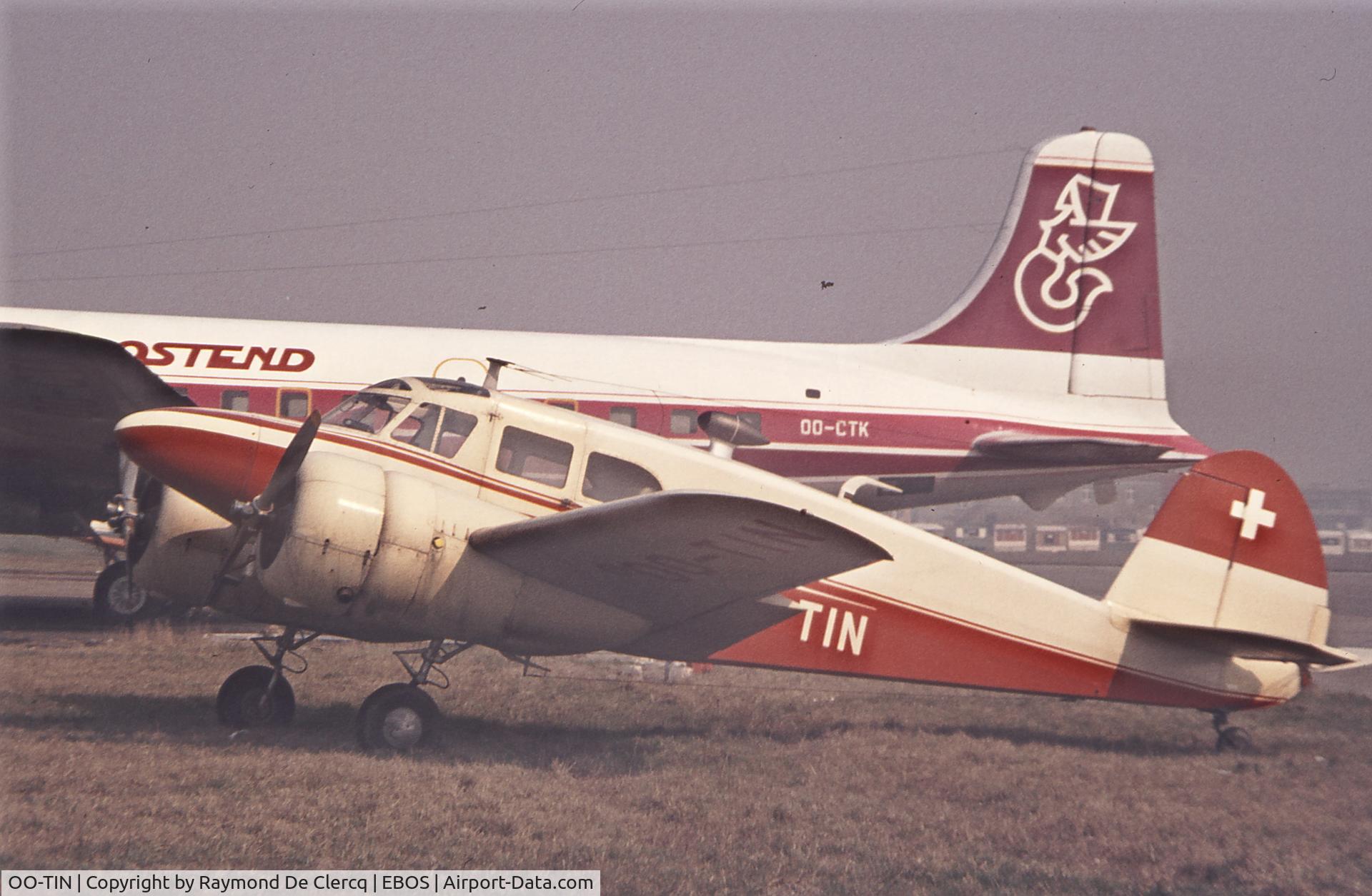 OO-TIN, 1943 Cessna UC-78 Bobcat C/N 5253, 1943 Cessna UC-78