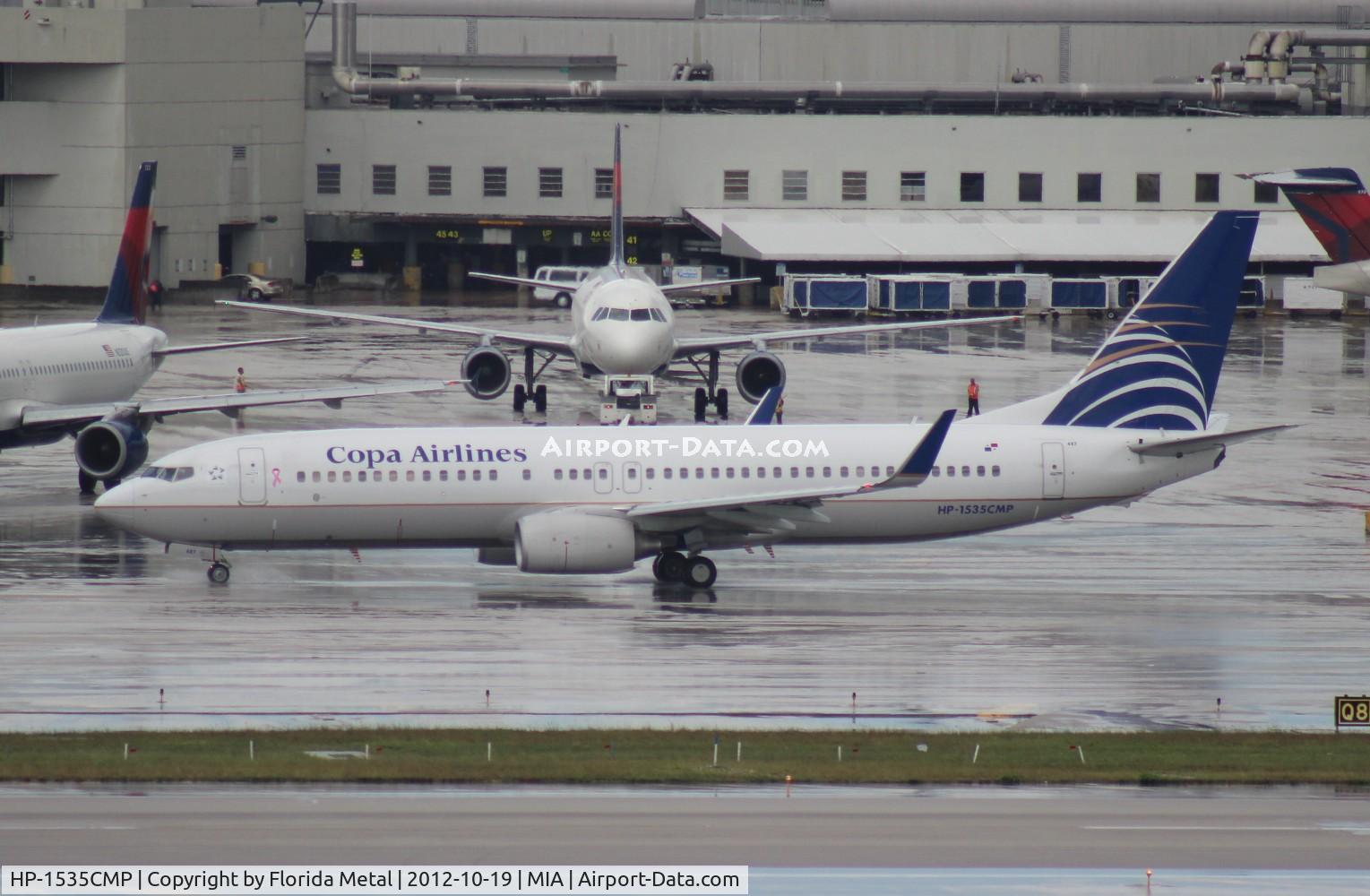 HP-1535CMP, 2008 Boeing 737-8V3 C/N 35126, Copa 737-800