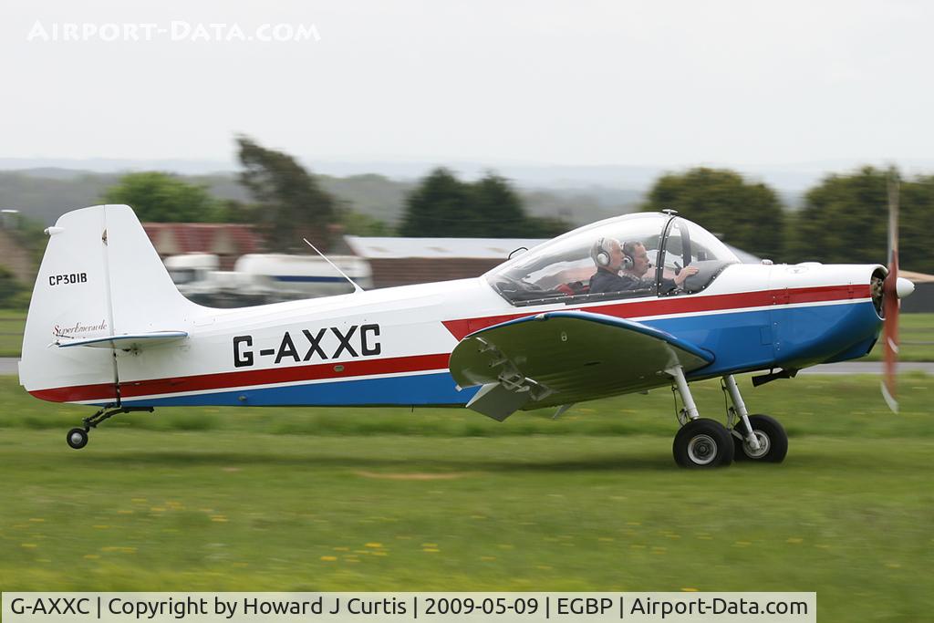 G-AXXC, 1959 Piel CP-301B Emeraude C/N 117, At the Great Vintage Flying Weekend. Privately owned.